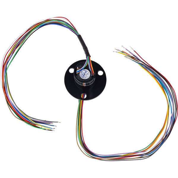 Main product image for 12-Wire 26 AWG 2A 240V 22mm Slip-Ring with 44mm Flang251-008